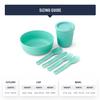Sea to Summit Passage Single Person Camping Tableware Spicy Orange Set, Bowls, Cups, Utensils,