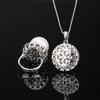 Micro-inlaid copper bottom gold-plated wish inlaid white fritillary pearl color separation stone women's suit 16mm4mm