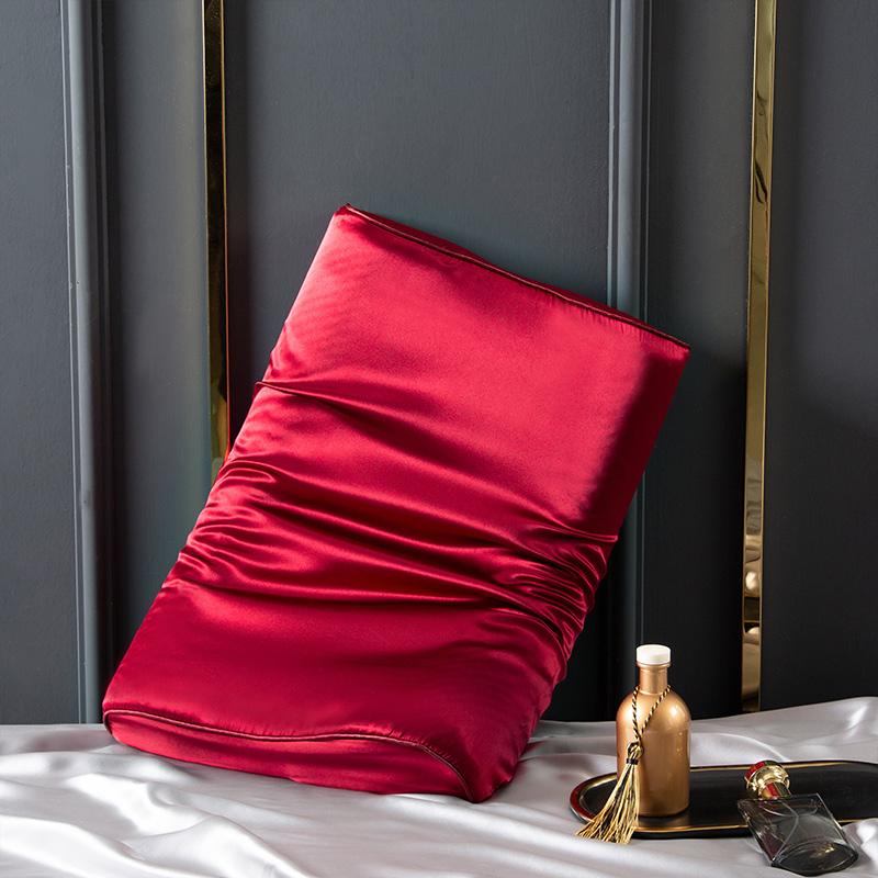 6A Grade Natural Mulberry Silk Latex Pillowcase Superior Quality Protect Hair Pillow Case Solid Color Bedding Pillowcover