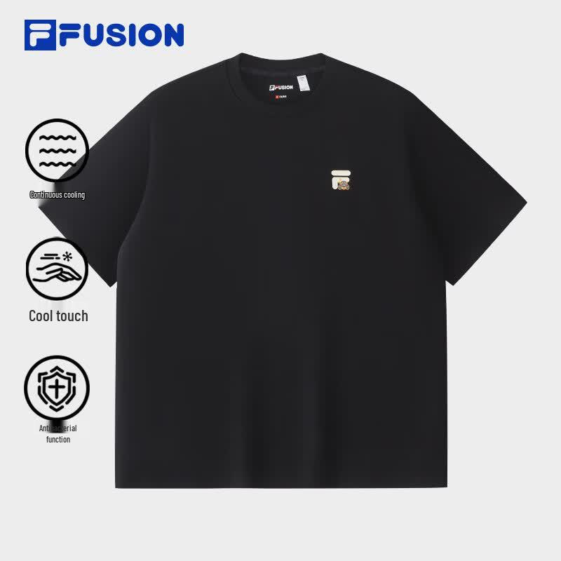 FILA FUSION Couple Cool Touch Loose Fit Short Sleeve T-Shirt