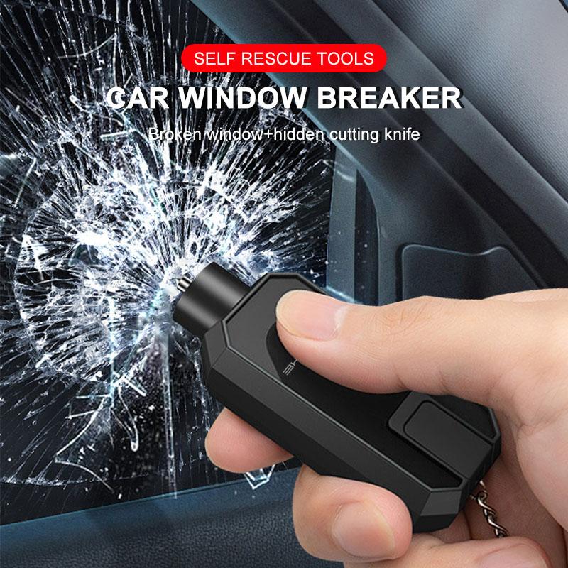1Pcs 3 In1 Car Safety Hammer Emergency Glass Breaker High Hardness For Porsche 911 Cayenne Panamera Macan Boxster Carrera-GT 928 918-Spyder
