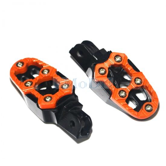 LMoDri 2 PZ/PAIO Spedizione Gratuita Poggiapiedi Moto Moto Fuoristrada Motorcross Pedane Pedali Modifica Universale