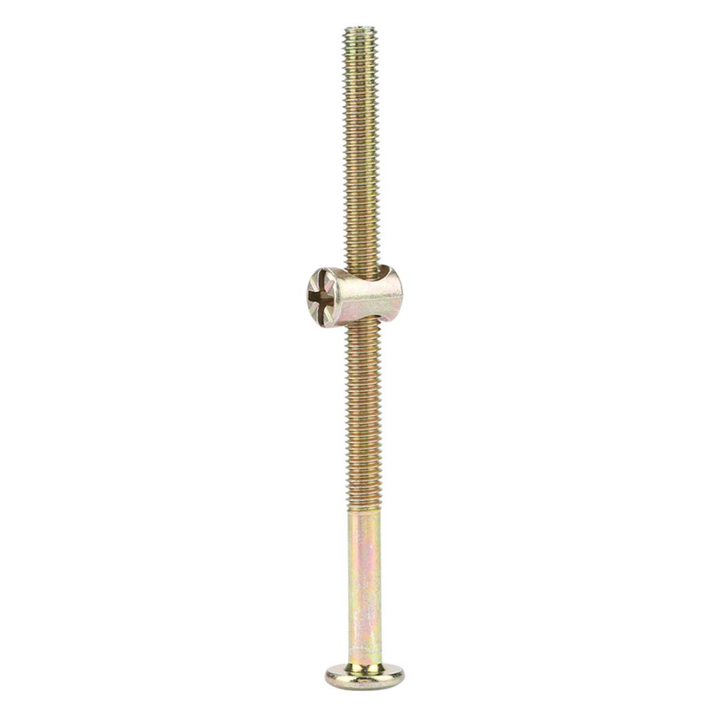 10pcs High Quality Carbon Steel Color Zinc Plated Hex Flat Head Screw Hammer Head Nut (6 * 90mm)