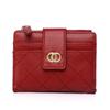 Luxury Women's Solid Color Mini Card Holder Wallet 2025