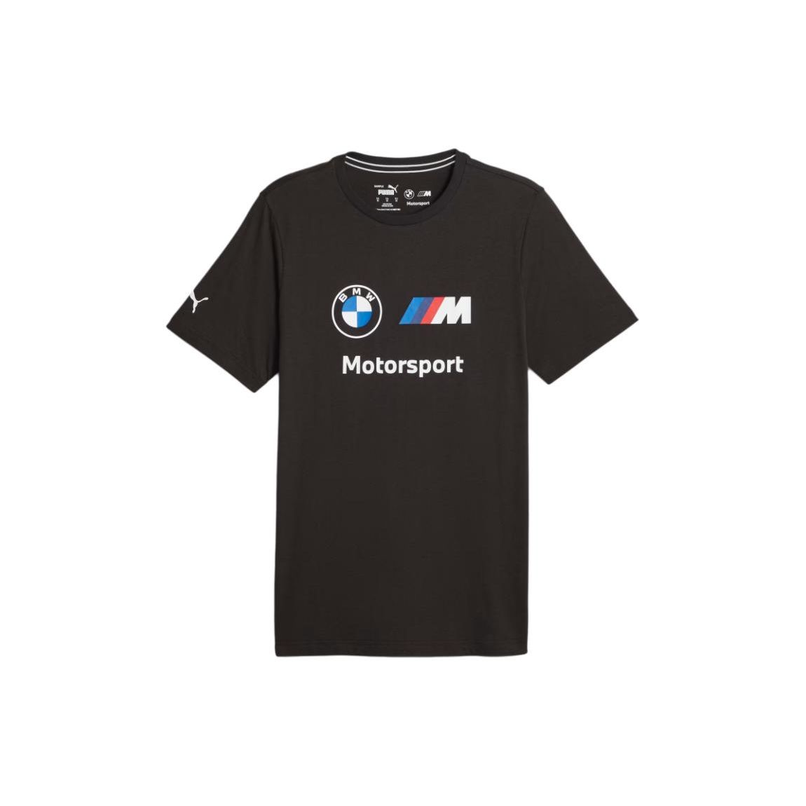 

Puma Bmw M Motorsport Ess Logo American Vintage Print Crew Neck Short Sleeve T-Shirt Men Tops Black 621314-01
