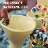 1Pc Colorful Bee Insect Drinking Cup, Bee Insect Drinking Cup, Bee Cups, Thirsty Pollinators Need a Drink, Bees Need Safe Places To Drink