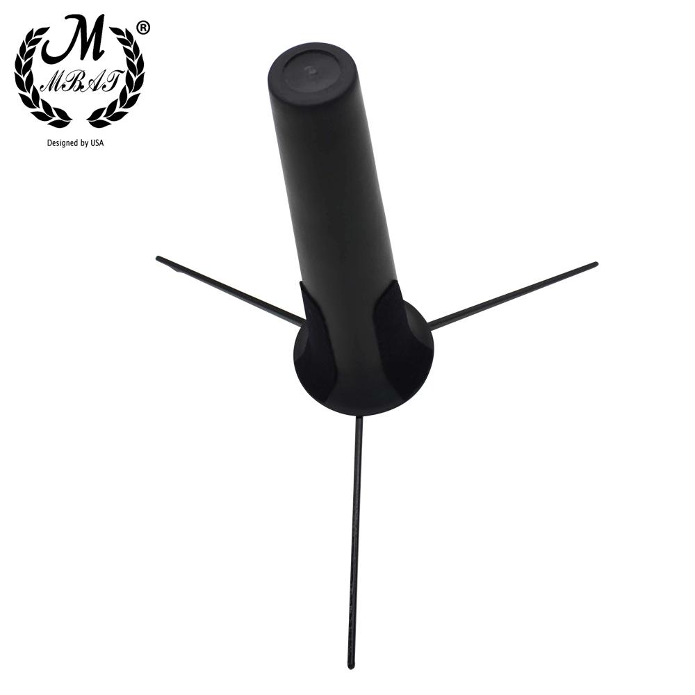 M MBAT Saxophone Stand Shelf Foldable Tripod Holder Soprano Sax Rack Saxophone Accessories Woodwind Musical Instrument Stand