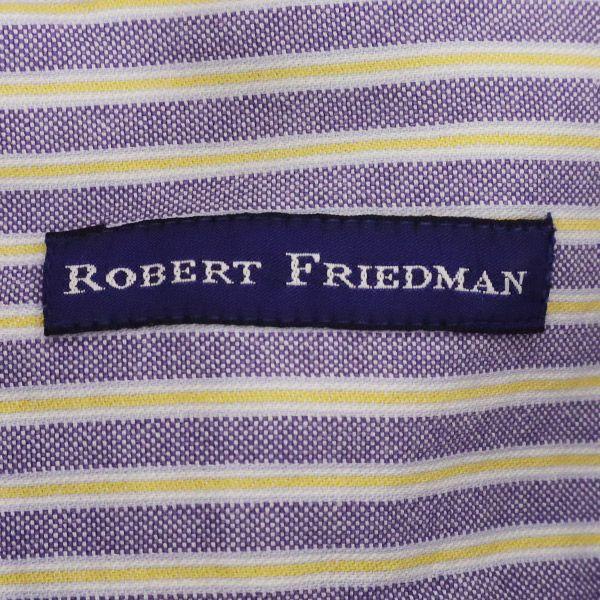 BEAMS PLUS Robert Friedman collaboration stripe Long sleeve Button down shirt Men's Used
