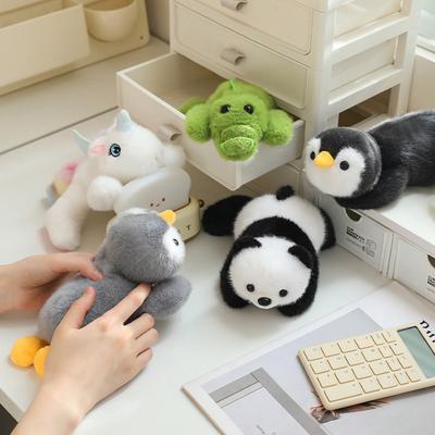 Cute Cute Panda Penguin Doll Plush Toy Crocodile Unicorn Doll Children Soothing Doll