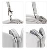 Storage Bag for Earphone Memory Card Portable Electronic Organizers Pouch with Lanyard Splashproof Travel Carrying Case