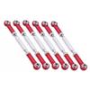 Aluminum Turnbuckle Rod Linkage Steering Rods for RC 1/10 1/8 Redcat HSP ZD Racing HPI HOBAO Truck