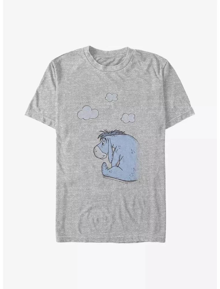 Winnie The Pooh Cloudy Eeyore Tshirt Sport Gray S