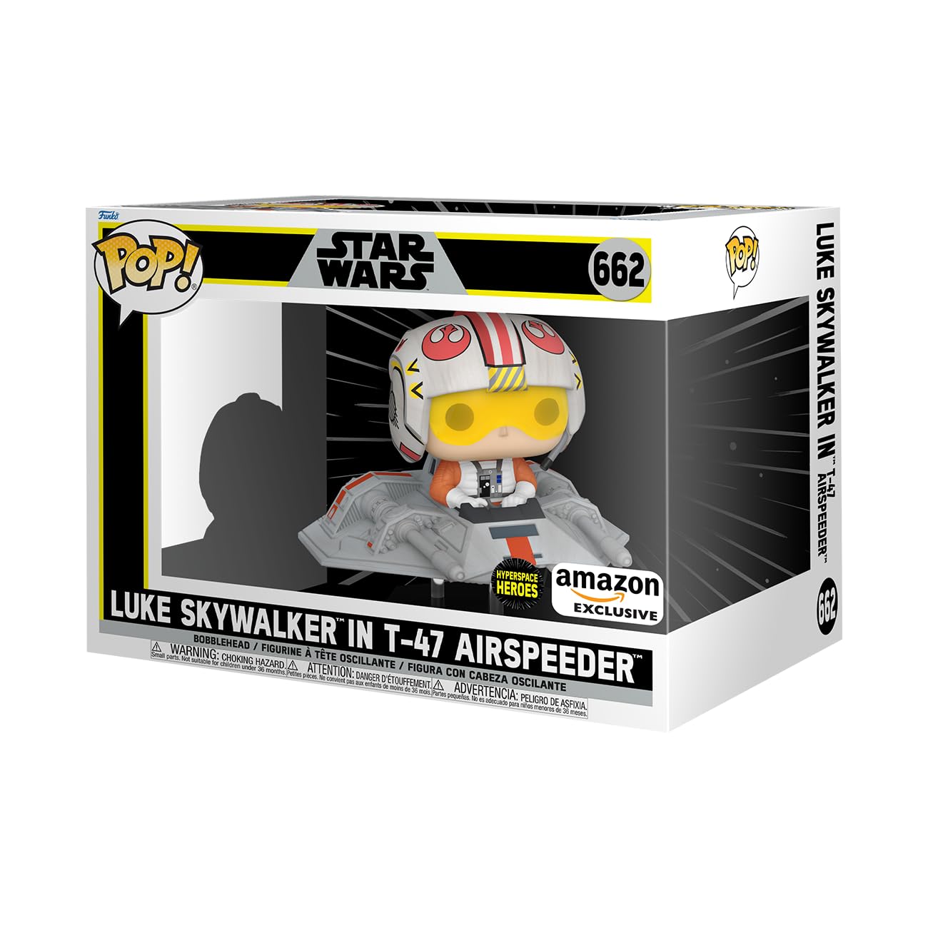 

Фигурка Люка в воздушном спидере из Звездных войн Funko Ride Super Deluxe Star Wars Funko T-47 [Эксклюзив на Amazon]