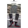 Fashion Rain Shoes Men's Non-slip Waterproof Shoes Outdoor Fashion Wear-resistant Plastic Shoes Winter Cotton Warm Short Rain Boots Men