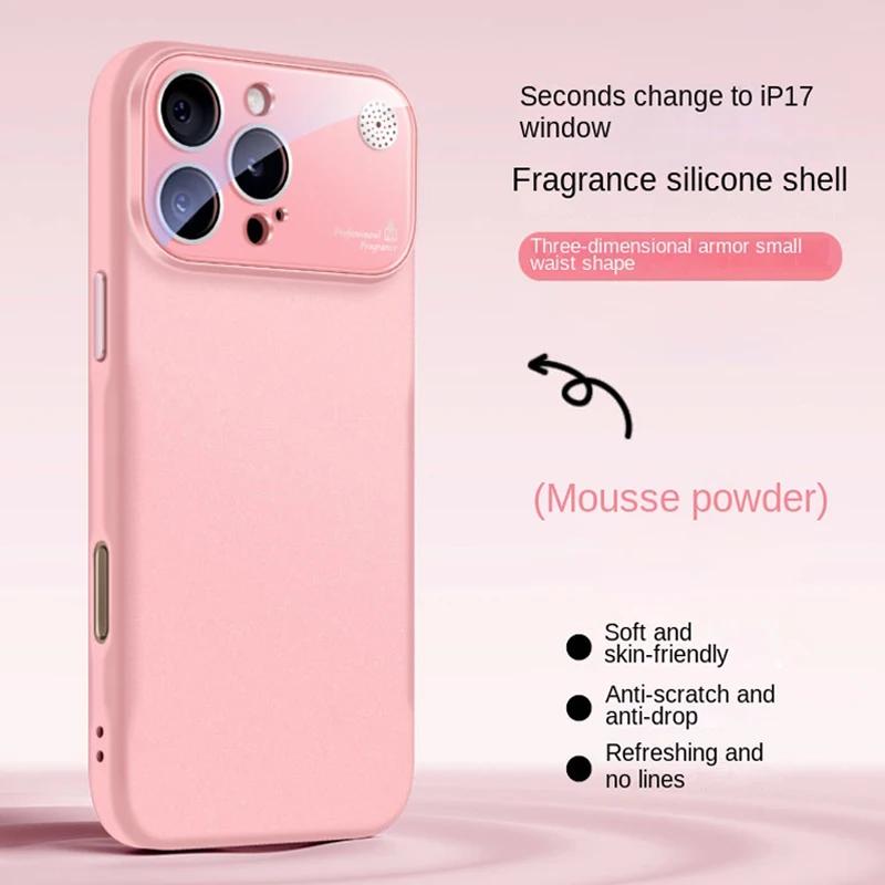 New Fragran Liquid Silicone Phone Case For iPhone 17 Pro Max 16 15 Plus 14 13 12 11 Cover Instantly Transformed Into 17 Series