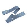 Traceless Invisible Elastic Belt Unisex Stretch Waist Belt for Jeans Pants Adjustable Comfortable Casual Decorative Belt
