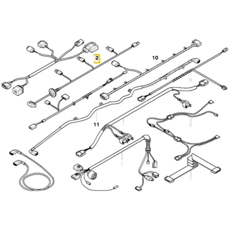ABS Material Front Bumper Wiring Easy To Use Non-Deformation Practical Design Quick tallation As Shown In The Picture