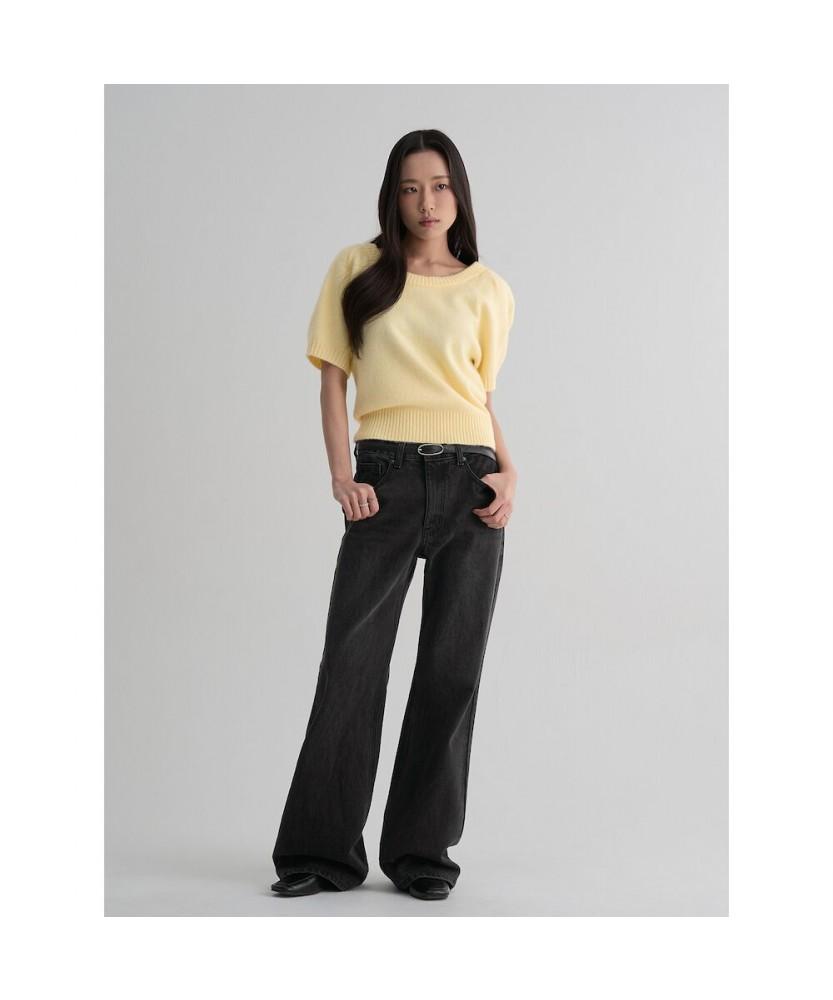 8SECONDS Layered Short Sleeve Pullover Yellow