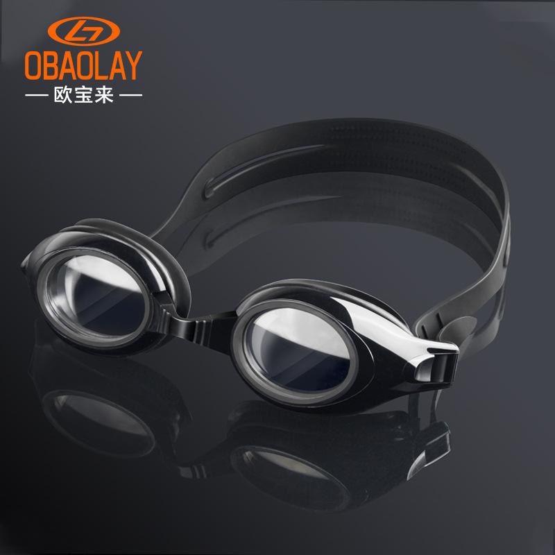 Replaceable lens anti-fog swimming goggles, unisex, comfortable fit, silicone material, suitable for nearsighted individuals, waterproof, and