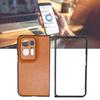 Foldable Phone Case Fashional Stripe Comfortable Perfect Fit Phone Folding Phone Cover for   Find N2