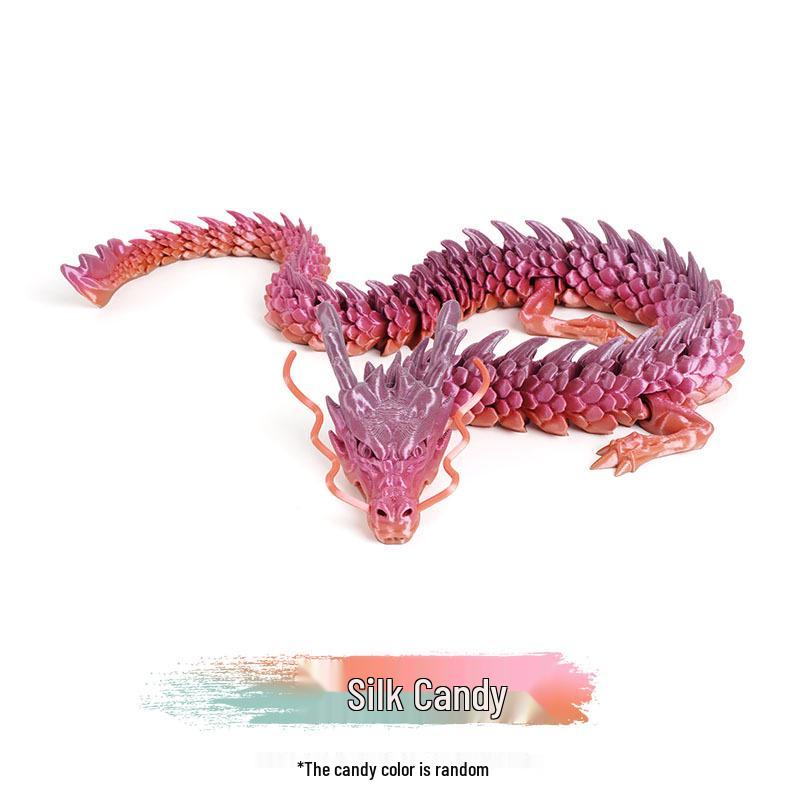 3D Printed Chinese Dragon Egg Ornament Toy Figurine Gift Craft