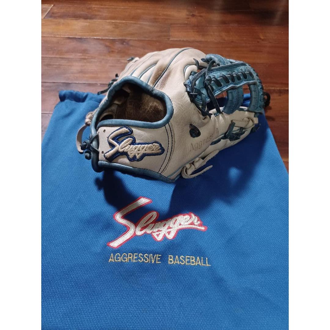 Used Kubota Slugger Softball Infielder Gloves L7S Type 3 Asamura Model Limited