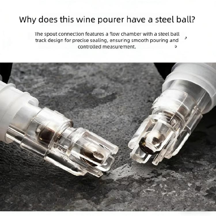 2pcs Automatic Measured Wine Pourer 45ml Standard Portion Control For Dining and Business Club Exact Serving Essential