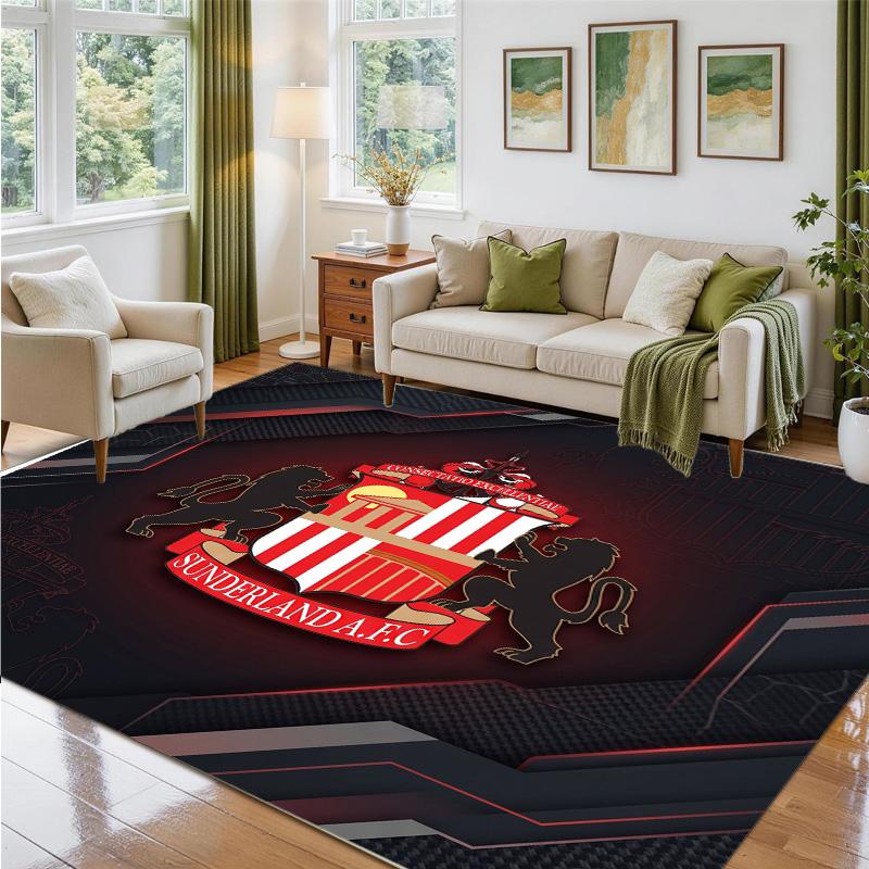 Sunderland Design Crystal Velvet Rug Soft Decorative Mat for Bedroom Entrance