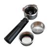51mm Coffee Bottomless Portafilter Filter Handle with Powder Cup Set Coffee Machine Portafilter Replacement Accessories