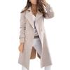 Women's Solid Color Thick Long  Sleeve Fashion Coat Jacket