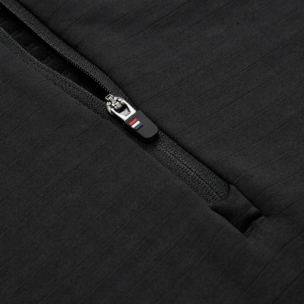 Saucony Comfortable Minimalist Stand Collar Pullover Long Sleeve Knit Top Unisex tops SR2269HZ01T-BK001