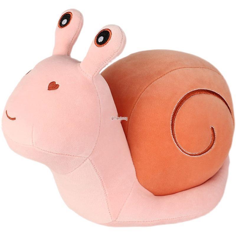 Adorable Pink Snail Plush Doll - Sleep Companion & Birthday Gift for Girls