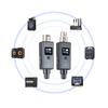 Wireless Microphone Transmitter and Receiver System for Dynamic Microphone