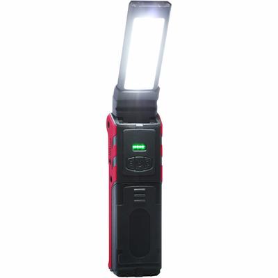 Lumină de lucru LED Radweather pentru exterior, iluminare bidirecțională, pliabilă, reîncărcabilă, ușoară, camping, lumină, (roșu)
