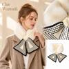 Women's Striped Knit Neck Warmer Scarf, Thick Winter Neck Gaiter for Cold