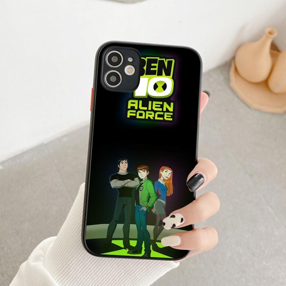 Classic Cartoon TV B-Ben-10 Phone Case For IPhone 14 11 12 13 Mini Pro Max 8 7 Plus X XR XS MAX Translucent Matte Cover