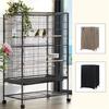 Universal Bird Cage Cover Blackout Birdcage Cover Breathable Washable Birdcage Shade Shield Guards Parrot Cage Protector