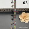 Woven Jacquard Ribbon Lace Tassel Fringe Geometric Figure Pattern for Clothing Straps Accessory Cloth Supplies Diy Sewing 1Yard