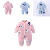 Warm Flannel Newborn Infant Romper Jumpsuit Cute And Cozy Baby Clothes Outfit