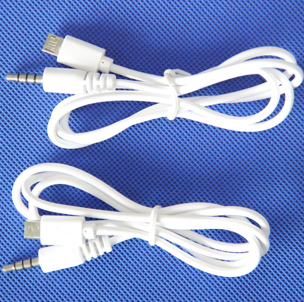 3.5mm Male-to-Male Microphone AUX Audio Cable for Live Broadcast, Mobile, Speaker, and Recording.
