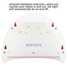 36W Intelligent LED UV Gel Nail Polish Dryer Lamp Fashion Nail Curing Machine Manicure Tool