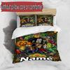 3pcs Duvet Cover Set (1*Duvet Cover + 2*Pillowcase, Without Core), Custom Name Plants Vs. Zombies Pattern Bedding Set, Home Bedroom Decor Gift