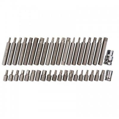 Conjunto Misto de Bits Hexagonais, Estriados e Torx Bluespot Tools, 40 Peças