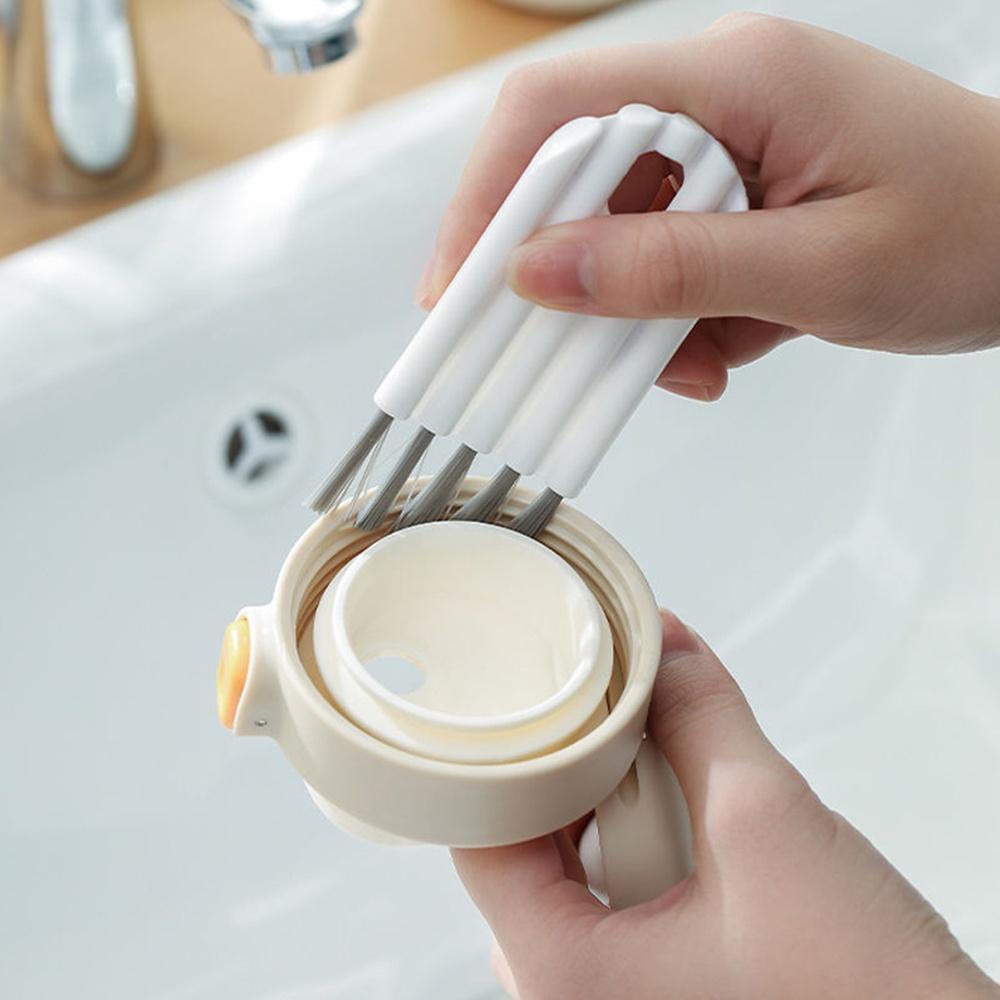 1pcs Multifunctional Kitchen Cup Lid Gap Brush Bendable Mini Cleaner Dust Removal Tool