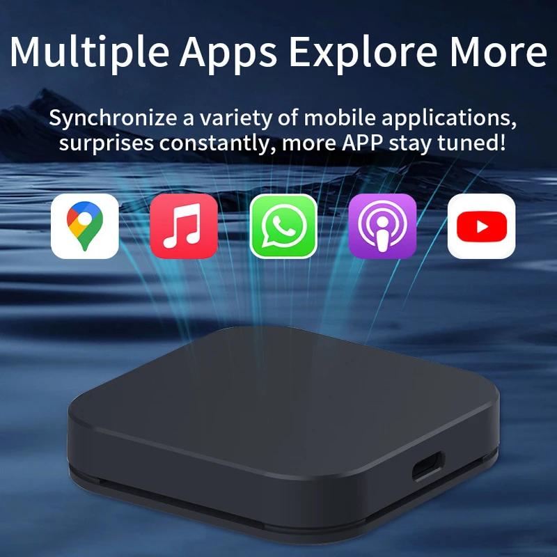 NEW Wireless CarPlay Android Auto 2 In 1 Box Wireless Adapter Spotify For Mazda Toyota Mercedes Peugeot Volvo Support Netflix