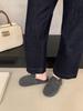 Baotou Slippers Women's Autumn 2025 New Retro Outer Wear Thick-soled Round Head One-pedal Lazy Shoes Muller Slippers