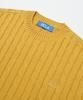 UCLA Unisex Round Neck Cable Knit [Yellow](Uzalk8A_75)