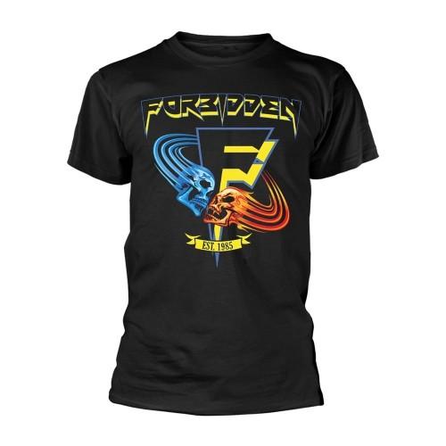Forbidden Unisex Adult Est 1985 Back Print T-Shirt