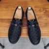 Men's Shoes Summer New Men's Doudou Shoes Versatile Casual Business Men's Shoes One-pedal Loafers Leather Shoes Men