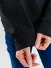 European & American Oversized Warm Lapel Half-Zip Solid Color Hoodie Jacket